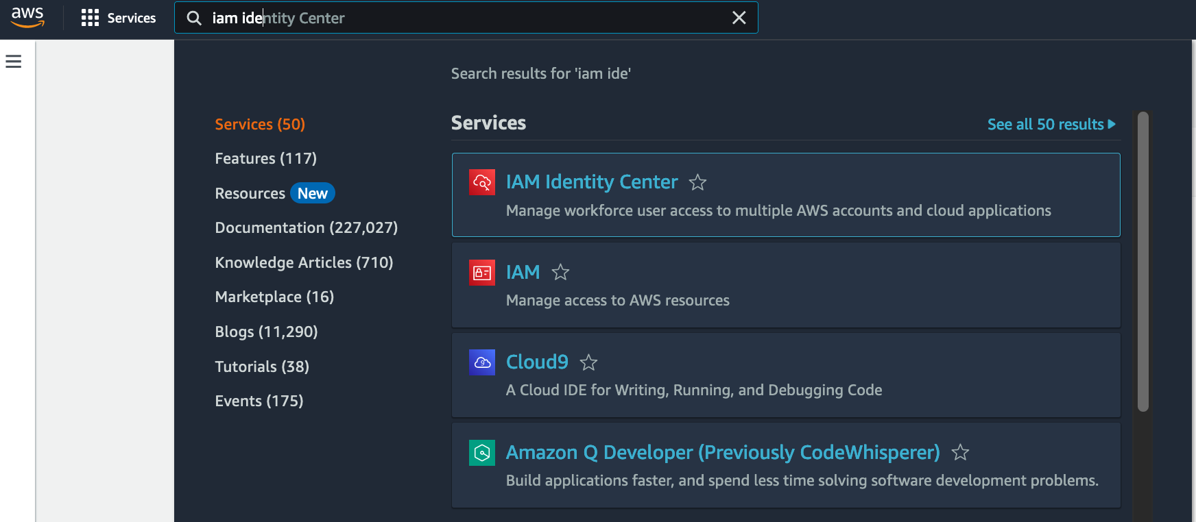 Sign up for AWS