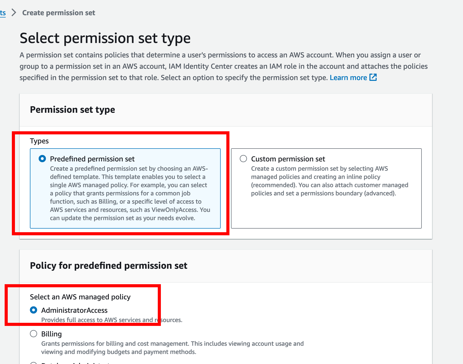 Sign up for AWS