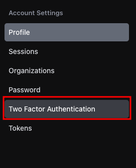 Go to 2FA